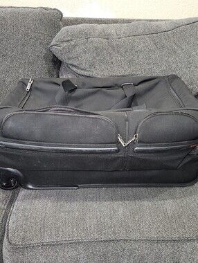 Tumi Alpha II Large 2 Wheeled Rolling Split Duffel Bag Travel Luggage